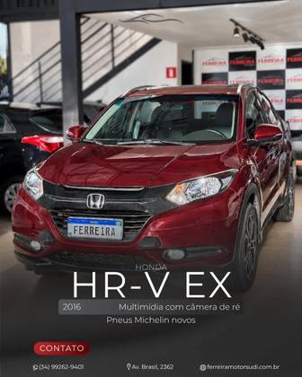 HONDA HR-V 1.8 16V FLEX EX 4P AUTOMÁTICO HONDA HR-V 1.8 16V FLEX EX 4P AUTOMÁTICO